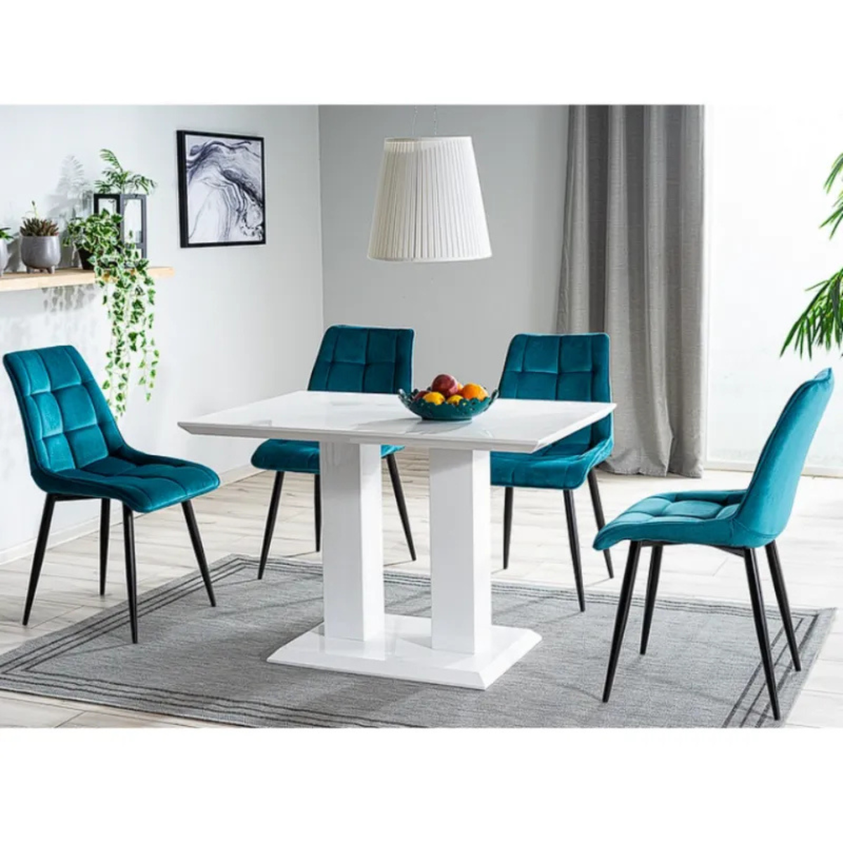 SI NONI Turquoise classic Upholstered indoor chair